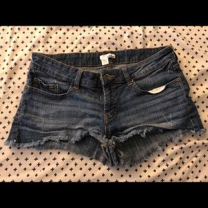 Denim shorts